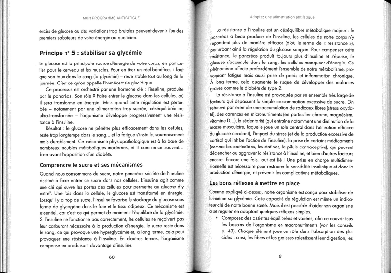 Mon programme antifatigue