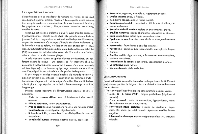 Mon programme antifatigue
