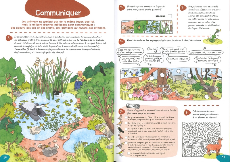 Mon cahier de jeux sur la piste des animaux