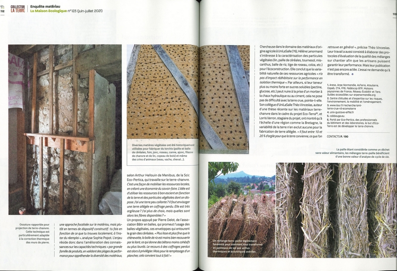 La terre l'écomatériau d'hier et de demain