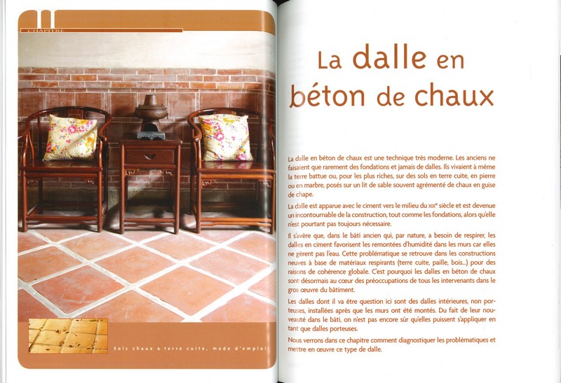 Sols chaux & terre cuite, mode d'emploi