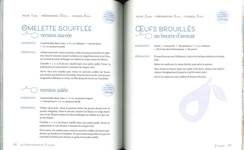 La cuisine low oxalate