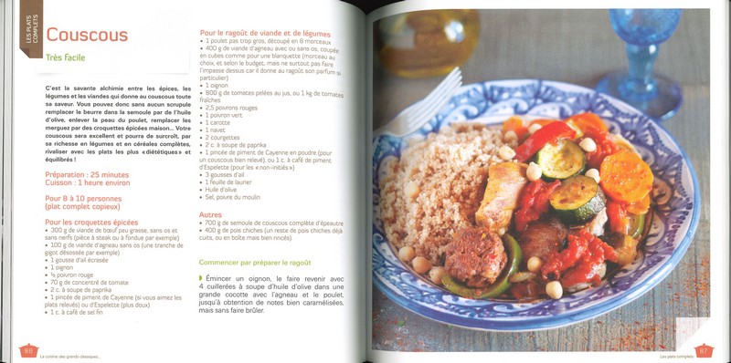 La Cuisine des grands classiques Ma version bio!