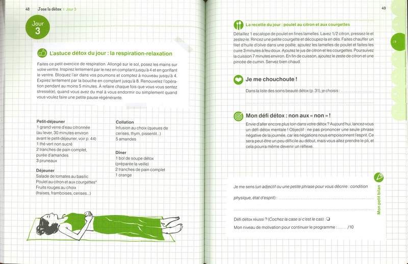 Mon cahier J'ose la détox!