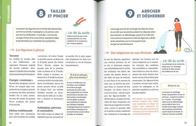 Mon cahier premier potager mois par mois
