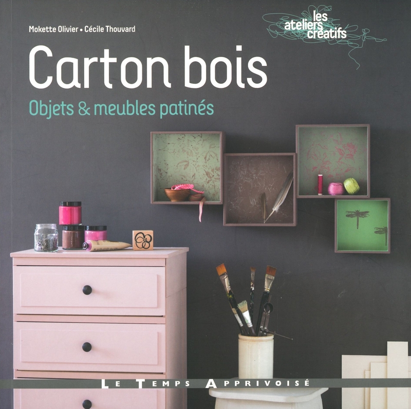 Carton bois objets & meubles patinés