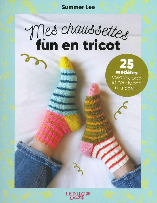 Mes chaussettes fun en tricot
