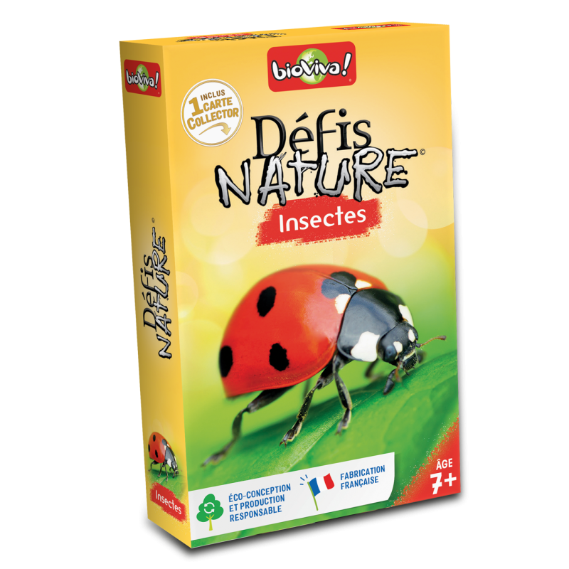 Défis nature - Insectes - jeu de 36 cartes