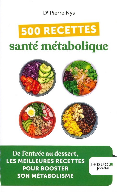 500 recettes santé métabolique