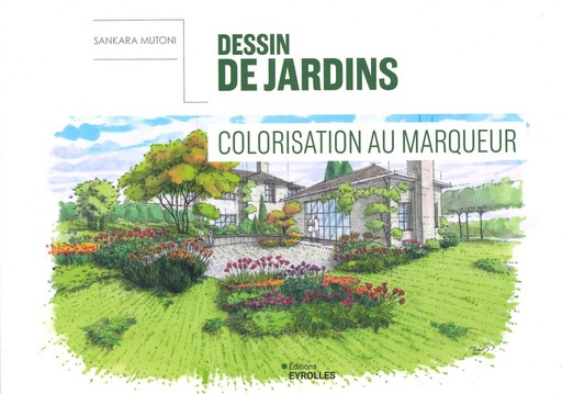 Dessin de jardins colorisation au marqueur