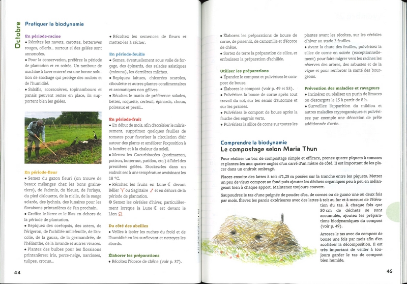 Calendrier biodynamique 2025 (semis)