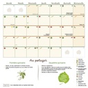 Calendrier 2025 du potager bio (mural)
