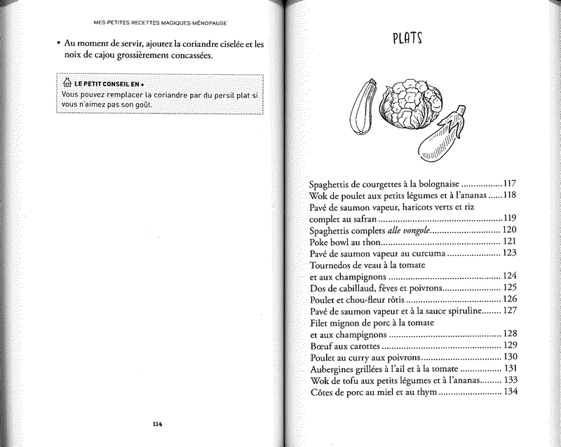 Mes petites recettes magiques Ménopause