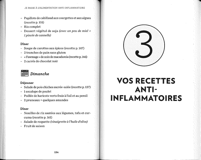 Je passe à l'alimentation anti-inflammatoire c'est malin