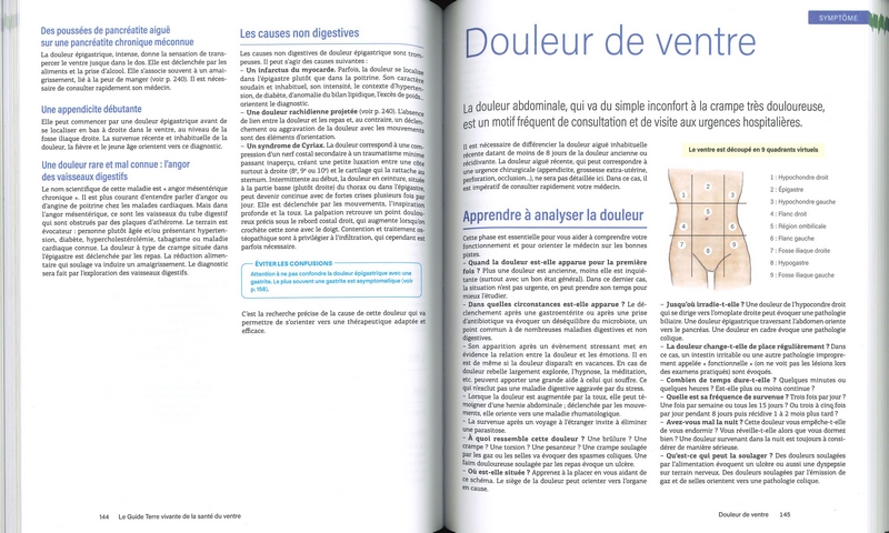 Le guide terre vivante de la santé du ventre