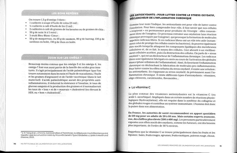 Ma petite bible de l'alimentation anti-inflammatoire