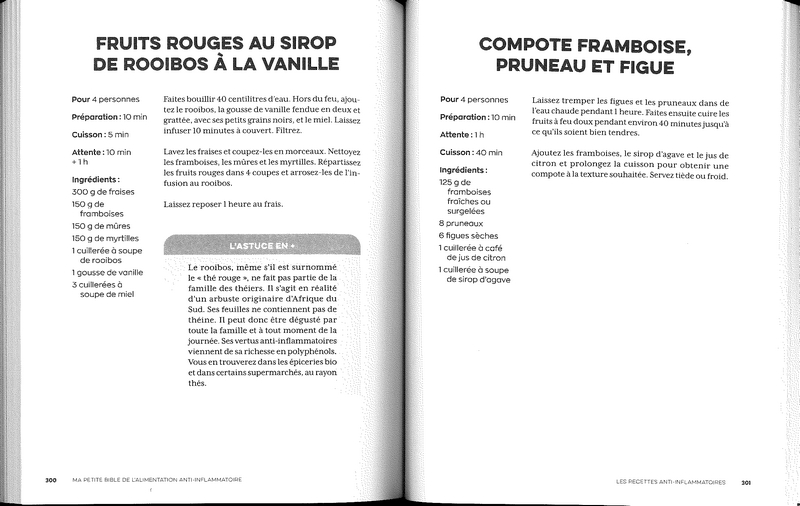 Ma petite bible de l'alimentation anti-inflammatoire
