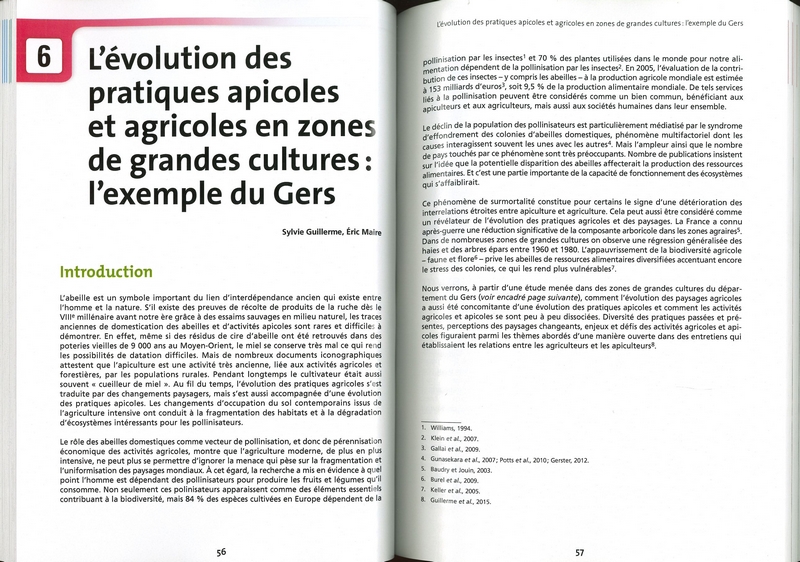 Les abeilles des ouvrières agricoles à protéger