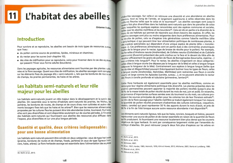 Les abeilles des ouvrières agricoles à protéger