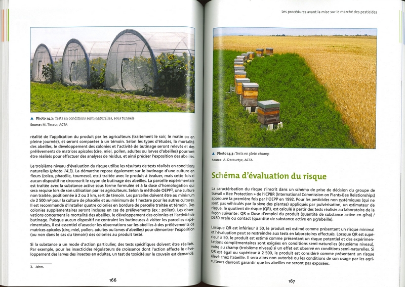 Les abeilles des ouvrières agricoles à protéger