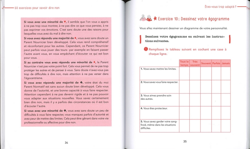 50 exercices pour savoir dire NON