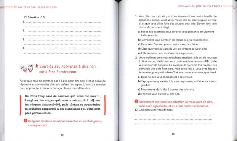 50 exercices pour savoir dire NON
