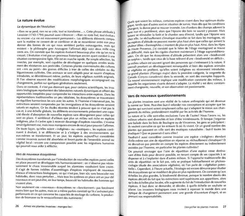Aimez vos plantes invasives