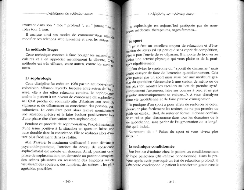 Abécédaire des médecines douces