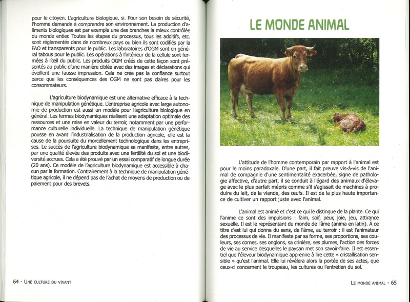 Agriculture biodynamique, une culture du vivant