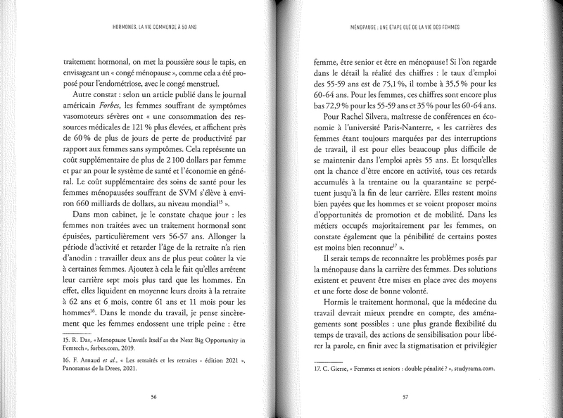 Hormones la vie commence à 50 ans!