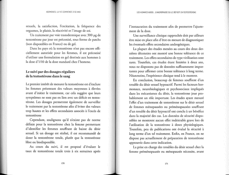 Hormones la vie commence à 50 ans!