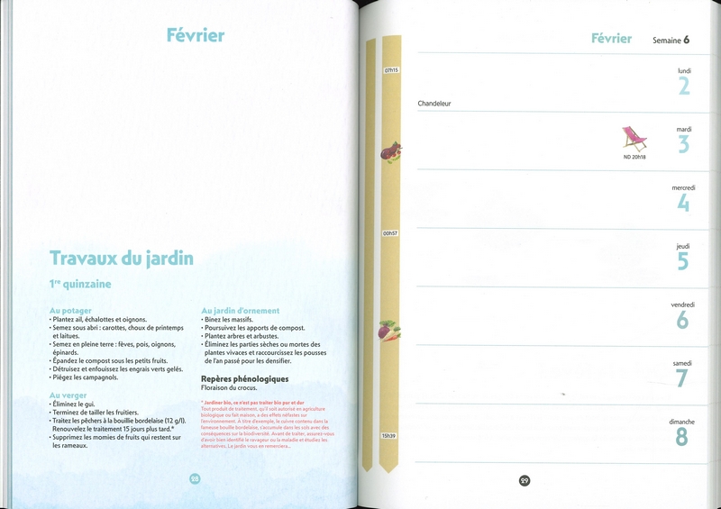 L'agenda du jardinier bio 2026