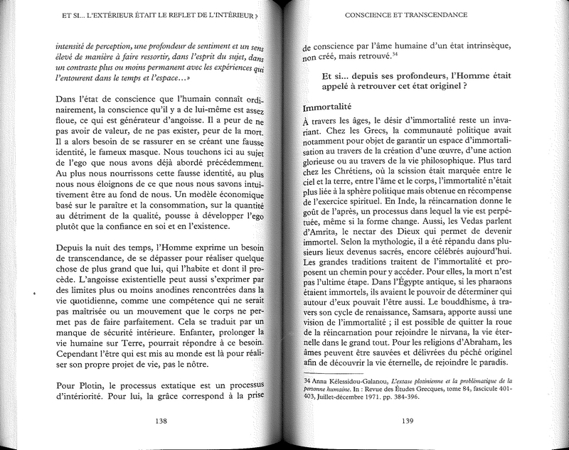 Et si.... l'extérieur était le reflet de l'intérieur?
