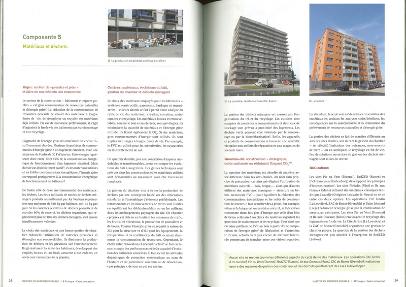 Habiter en quartier durable - Degraeve