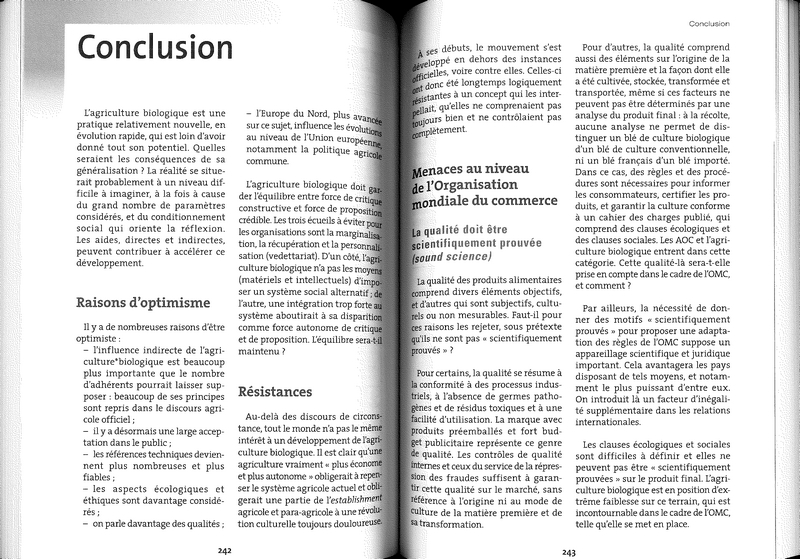 Mémento d'agriculture biologique