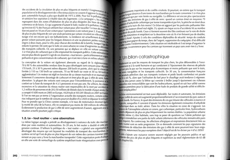 Manuel pratique pour sauver la Terre