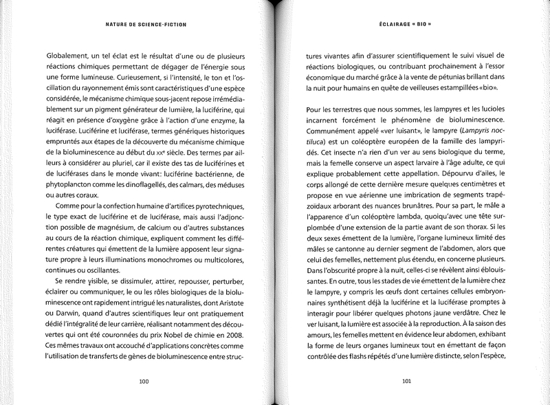 Nature de science-fiction