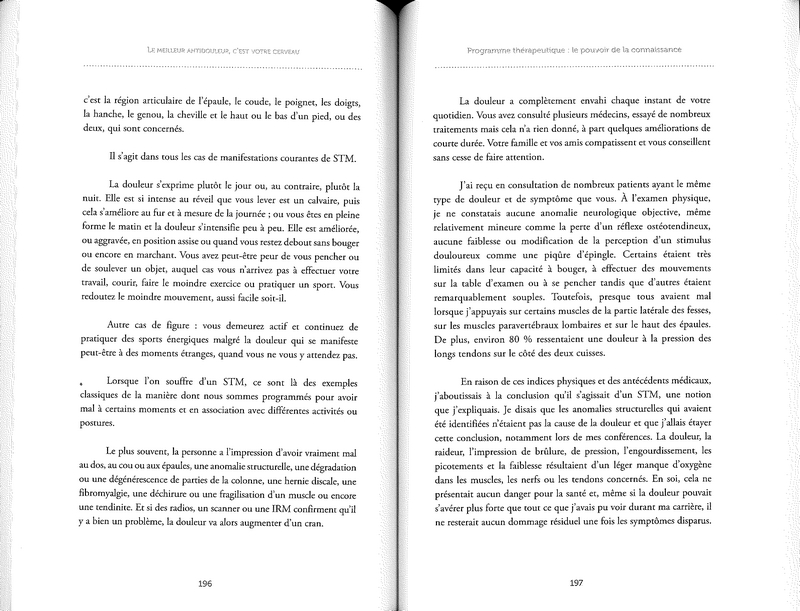 Le meilleur anti-douleur c'est votre cerveau