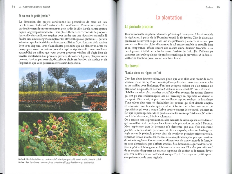 Les arbres fruitiers à l'épreuve du climat