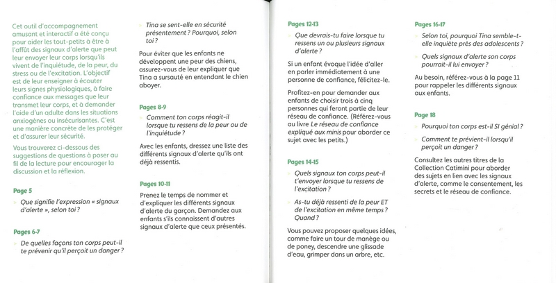 Les signaux d'alerte expliqués aux minis