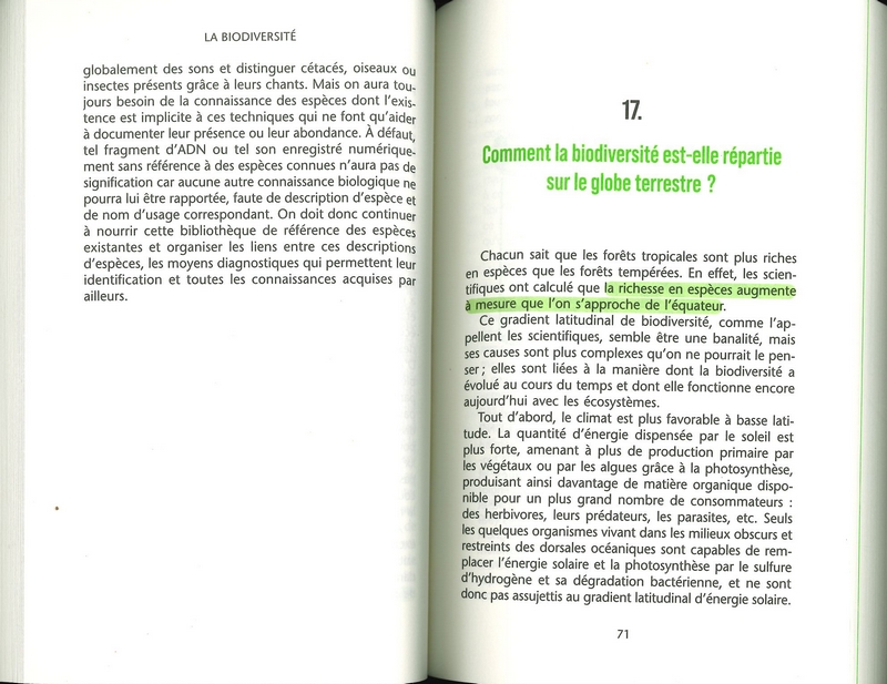 La biodiversité urgence planète