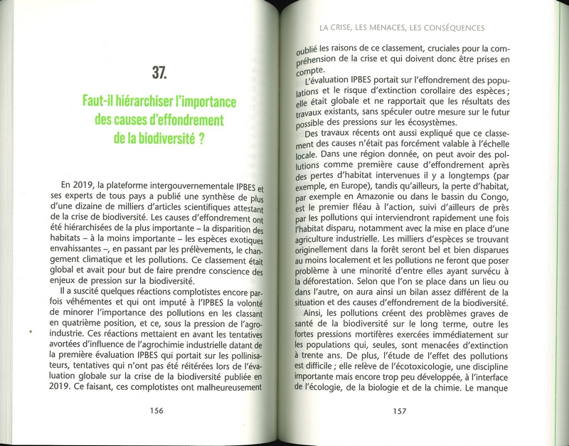 La biodiversité urgence planète