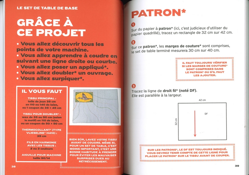 Couture le parcours grands débutants