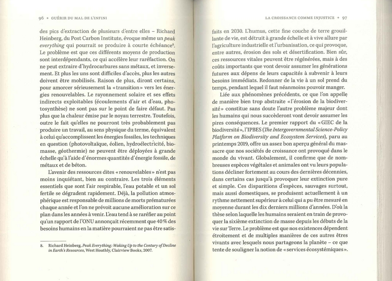 Guérir du mal de l'infini