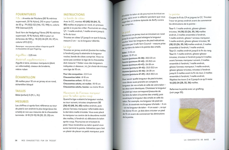 Mes chaussettes fun en tricot