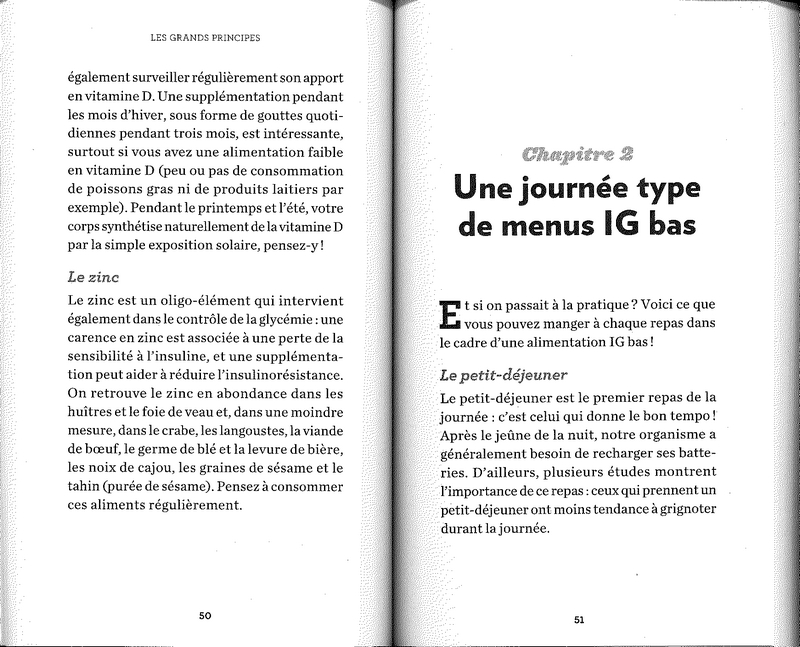 Je mange IG bas, c'est malin