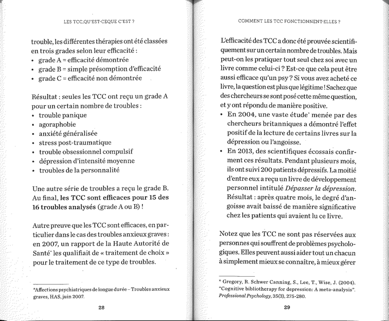 Transformer sa vie avec les thérapies comportementales et cognitives