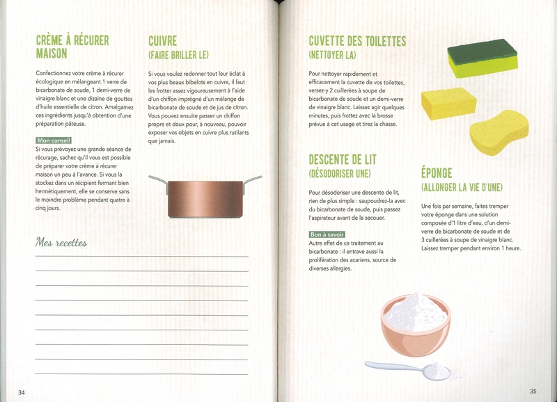 Mon Cahier de remèdes & recettes au bicarbonate