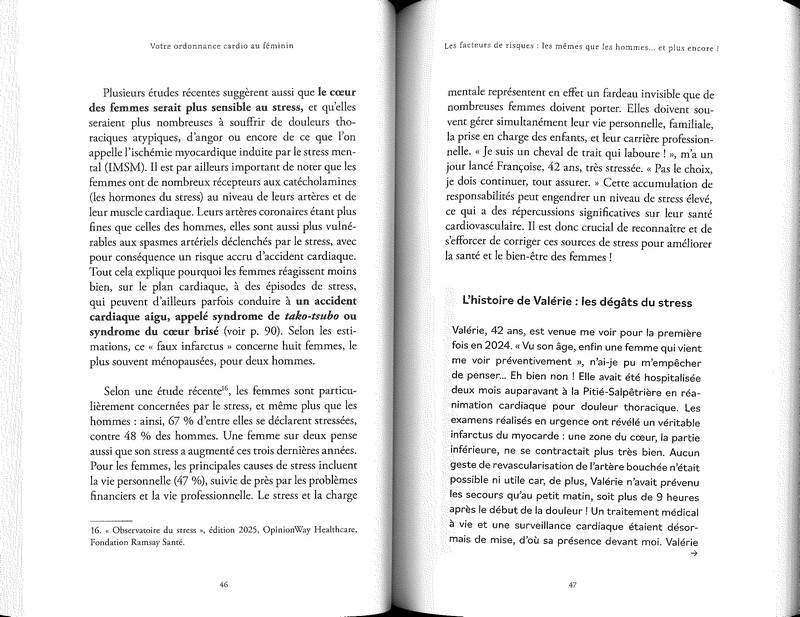 Votre ordonnance cardio au féminin