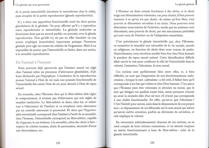 Ces Glandes qui nous gouvernent